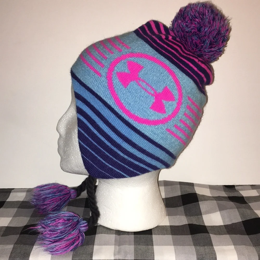 Under Armour 2 Kids Winter Cap Bundle EUC